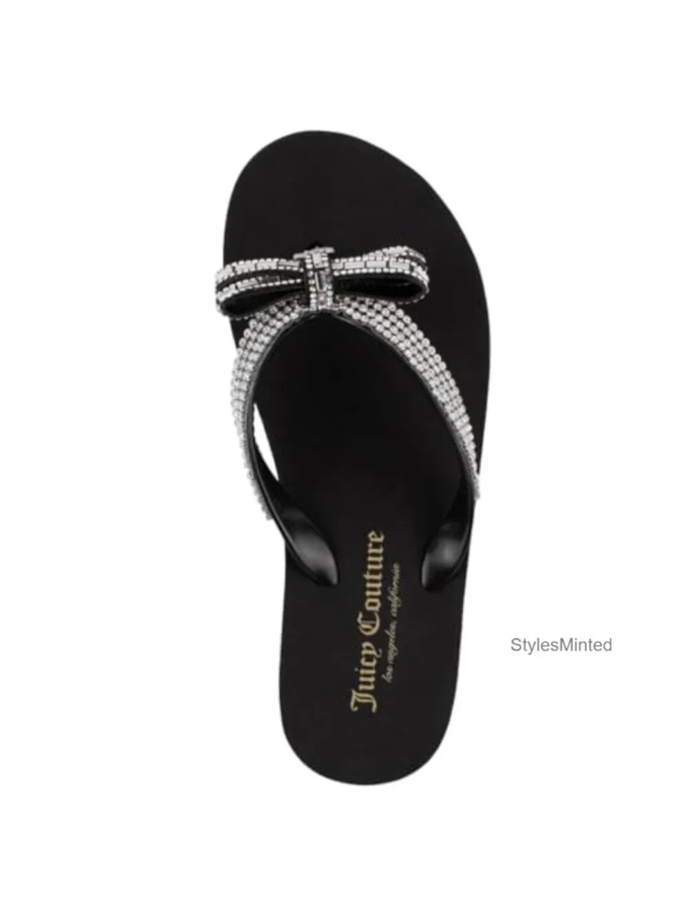 Juicy Couture Wedge Platform Flip Flops Sandals EVA Thong Slide Summer